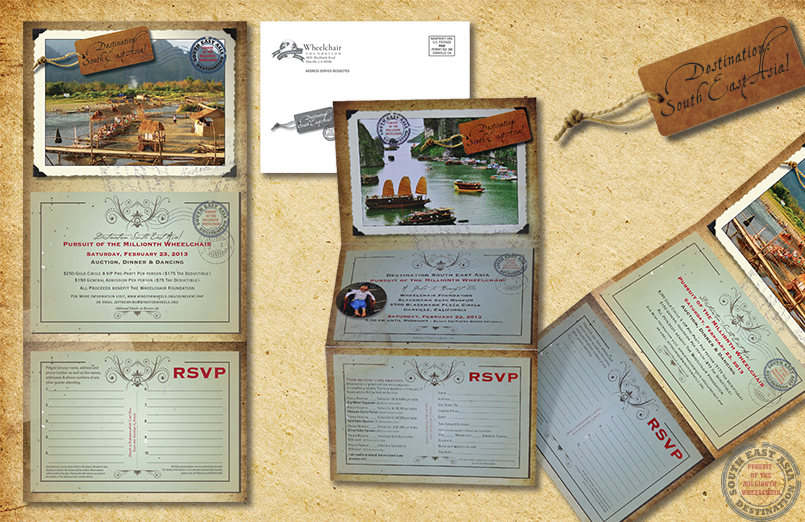 Wheelchair Foundation Gala Invitation